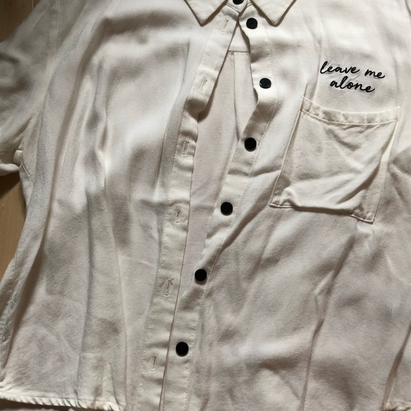 Forever 21 cropped button down - Picture 4 of 4